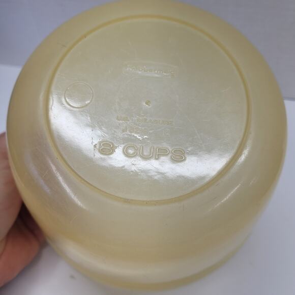 4 Vtg Rubbermaid Storage Containers with Daisy See through Lid 4 Qts 4 8 12 Cups - Picture 15 of 16